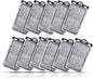11 Pack Auqarium Filter Replacement Plates, Turtle Tank Filter Cartridges, Activated Carbon Suitable for Low-Water Filter