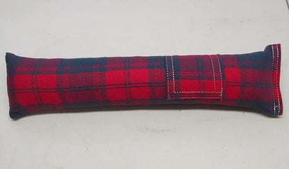 15" Cat Kicker Toy with Refillable Catnip Pocket (Red Flannel) - Filled with 1 oz Premium Canadian Catnip