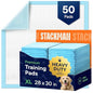 Dog Pads Large Pet Pee Pads for Dogs & Puppy Training 28" x 30" Potty Pads for Dogs [50-COUNT] Leak-Proof Dog and Puppy Pads - Quick-Dry Surface - Heavy Duty Absorbent Disposable Dog Wee Pad Bulk Pack