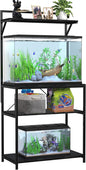 GDLF 20-29 Gallon Fish Tank Stand with Plant Shelf, Aquarium Stand with Storage Shelf for 20 Gallon Long Aquarium 30.7" x 16.53" Tabletop Fits Turtle or Reptile Terrariums