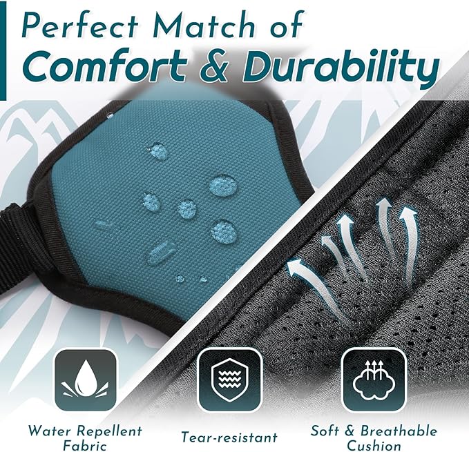 Eagloo Dog Harness Small Sized Dog, No Pull Service Vest with Reflective Strips and Control Handle, Adjustable and Comfortable for Easy Walking, No Choke Pet Harness with 2 Metal Rings, Dark Green, S