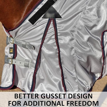 Dura-Tech RipGuard Adjusta-Fit Horse Fly Sheets | Self-Repairing Durability | Enhanced UV & Insect Protection | Ideal for All Horse Breeds