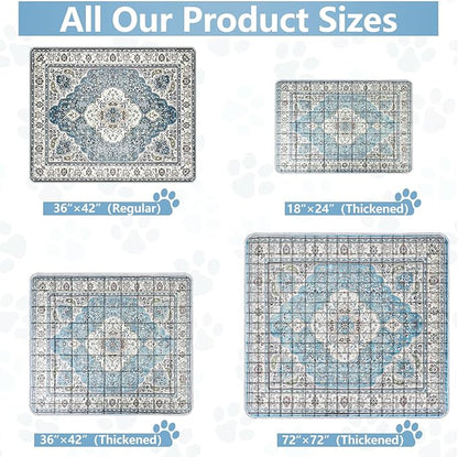 Extra Large Washable Pee Pads for Dogs (72"x72"), Upgrade Reusable Puppy Pads with Non-Slip Rug Pad, Super Thickening Absorbent Leakproof Dog Traning Pads Whelping Pad for Dogs, Doggie