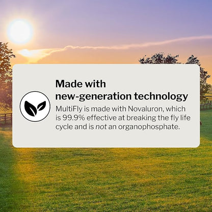 Formula 707 MultiFly Feed-Thru Fly Control Pellets for Horses - Palatable & Safe Fly Population Reduction (10 lb Bag - 182 Servings)