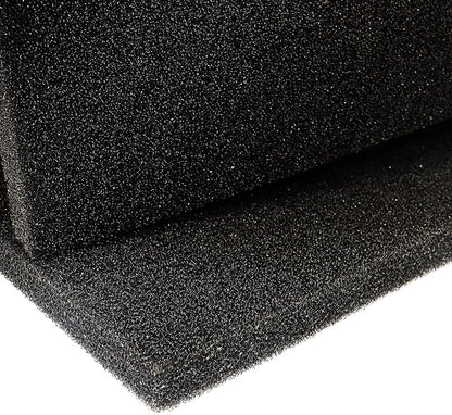 Aquarium Filter Sponge Large Pad, Cut-to-fit Foam Course for Fish Pong, Fish Tank 30 PPI (23x12x2 inch)