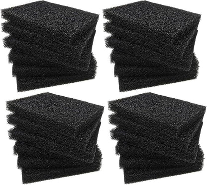 Aquarium Bio Fitler Media Sponge, 6.28 x 5.5 x 0.78 inch 24 Pcs Foam Filter Pad Inserts for ML350