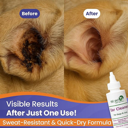 Ear Cleaner for Pets, 4-Ounce (90712)