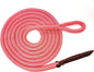 Double Braid Lead Rope with Eye Splice Loop, 12-14FT Lengths (Pink, 14 ft.)