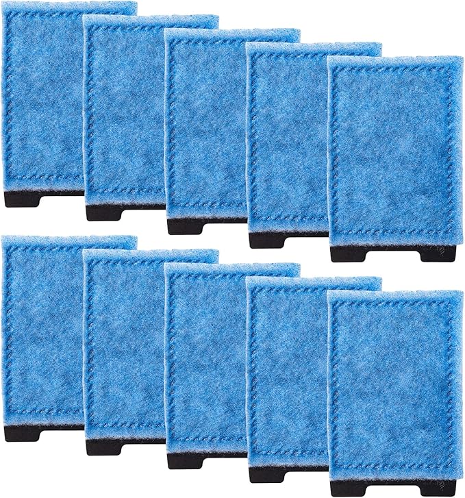 10 Pack Rite-Size Z Filter Cartridges Compatible with Eclipse System 2,3,Hex 5 & Corner 5,Hex 7 for Aquarium Filtration