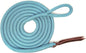 Double Braid Lead Rope with Eye Splice Loop, 12-14FT Lengths (Ice Blue, 14 ft.)