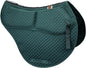 ECP Equine Comfort Products All-Purpose Contoured Correction Saddle Pad with Adjustable Memory Foam Inserts for Custom Support, Non-Slip, Shock Absorbing, 22” Spine, 19.5” Drop