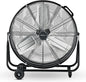 24 Inch High-Velocity Industrial Metal Drum Fan 8,800 CFM, 3-Speed Heavy Duty Floor Fan, 360-Degree Tilt for Commercial, Warehouse, Workshops, Garage, Factory, and Basement with Extreme Power