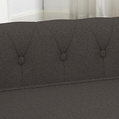 Dog Sofa Couch for Medium to Large Dogs, Memory Foam Pet Sofa Couch with Washable Fabric, Durable Elevated Dog Bed with Legs, Removable Cushion for Medium and Large Dogs, Dark Brown