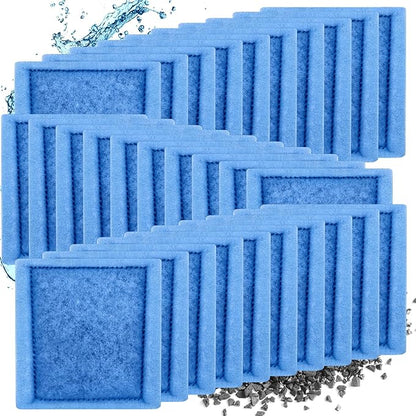 Aquarium Filter Cartridge for Fish Tank: 30-Pack for Rite-Size C & EZ-Change #3 Replacement Cartridge Compatible with Marineland Penguin PRO 275/375 & Original 200/350 & Aqua-Tech Filter 20-40/30-60
