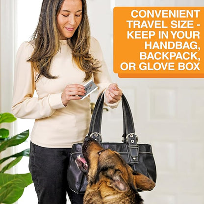 FurDozer X3 MINI Pet Hair Remover & Auto Detailing Tool - Cat & Dog Hair Remover for Carpet, Car Interior, Couch, Bedding, & Furniture - Reusable Pet Hair Removal Tool for Dog Fur & Lint, 3.5", Grey