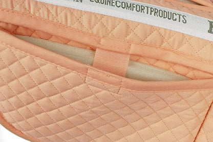 ECP Equine Comfort Products Adjustable Shock Absorbing Memory Foam Half Saddle Pad, Injury Prevention & Pressure Relief, Customizable Fit, Breathable for All Riding Styles