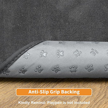 Dog Pee Pad Washable Extra Large, 72x72 Instant Absorb Training Pads, Non-Slip Pet Playpen Mat Waterproof Reusable Floor Mat for Puppy, Senior Dog Whelping Incontinence Housebreaking