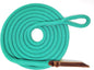 Double Braid Lead Rope with Eye Splice Loop, 12-14FT Lengths (Turquoise, 14 ft.)