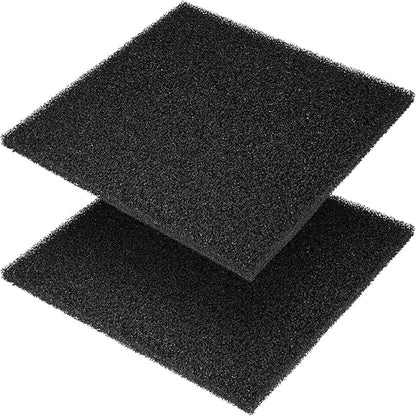 Aquarium Filter Sponge Pad, Filter Media Foam Sponges, Filter Accessories for Fish Tanks and Ponds (18.5"x18.5"x0.8", 20PPI, 2 Pack)