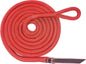 Double Braid Lead Rope with Eye Splice Loop, 12-14FT Lengths (Red, 12 ft.)
