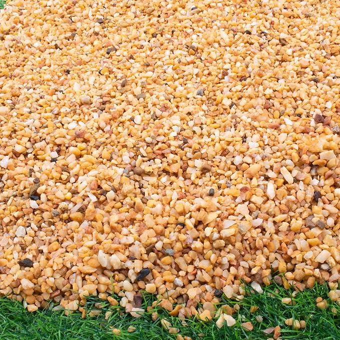 7lb Cactus Pea Gravel Rocks,1/5 Inch Pebbles for Indoor Plants, Natural Succulent Rock and River Rocks Decorative for Aquariums, Vases, Terrarium, Outdoor Gardening, Top Dressing for Potted Plants