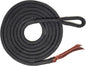 Double Braid Lead Rope with Eye Splice Loop, 12-14FT Lengths (Black, 14 ft.)
