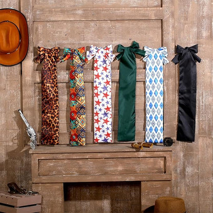 6 Pcs Horse Tail Bag Breathable Guard 22" Slip on Horse Care Tail Wrap 2 Strand Closure Straps Grooming Supplies to Keep from Dirt Breakage Rubbing 6 Designs(Vintage Style)