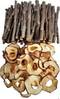 50 Mixed Apple Chew Bonus Pack, (Plus Free Apple Slices) for Small Pets