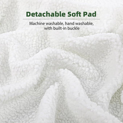 GDanes Blue Cat Tent, Large Cave Bed for Indoor Cats and Small Dogs with Soft Pad - 22" x 22" x 16"