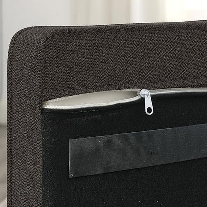 Dog Sofa Couch for Medium to Large Dogs, Memory Foam Pet Sofa Couch with Washable Fabric, Durable Elevated Dog Bed with Legs, Removable Cushion for Medium and Large Dogs, Dark Brown