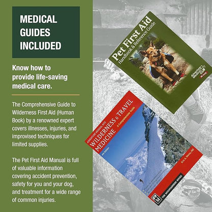 Adventure Medical Kits Me & My Dog Medical Kit - Human & Canine First Aid Essentials - Includes Cold Pack, SOL Emergency Blanket, Splinter Picker & More
