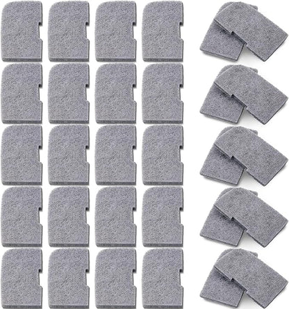 30 Pcs Ammonia Remover Pad Compatible with 306/307/406/407 Aquarium Canister Filter Media Ammonia Reducer for Fish Tank Replacement Parts Accessories