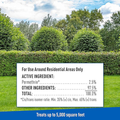Adams Plus Yard Spray ; Kills Mosquitoes, Fleas, Ticks, Ants, And Many Other Listed Nuisance Pests in Outdoor Areas ; Treats Up to 5,000 Square Feet ; Easy To Use Hose-End Spray ; 32 Fl Oz